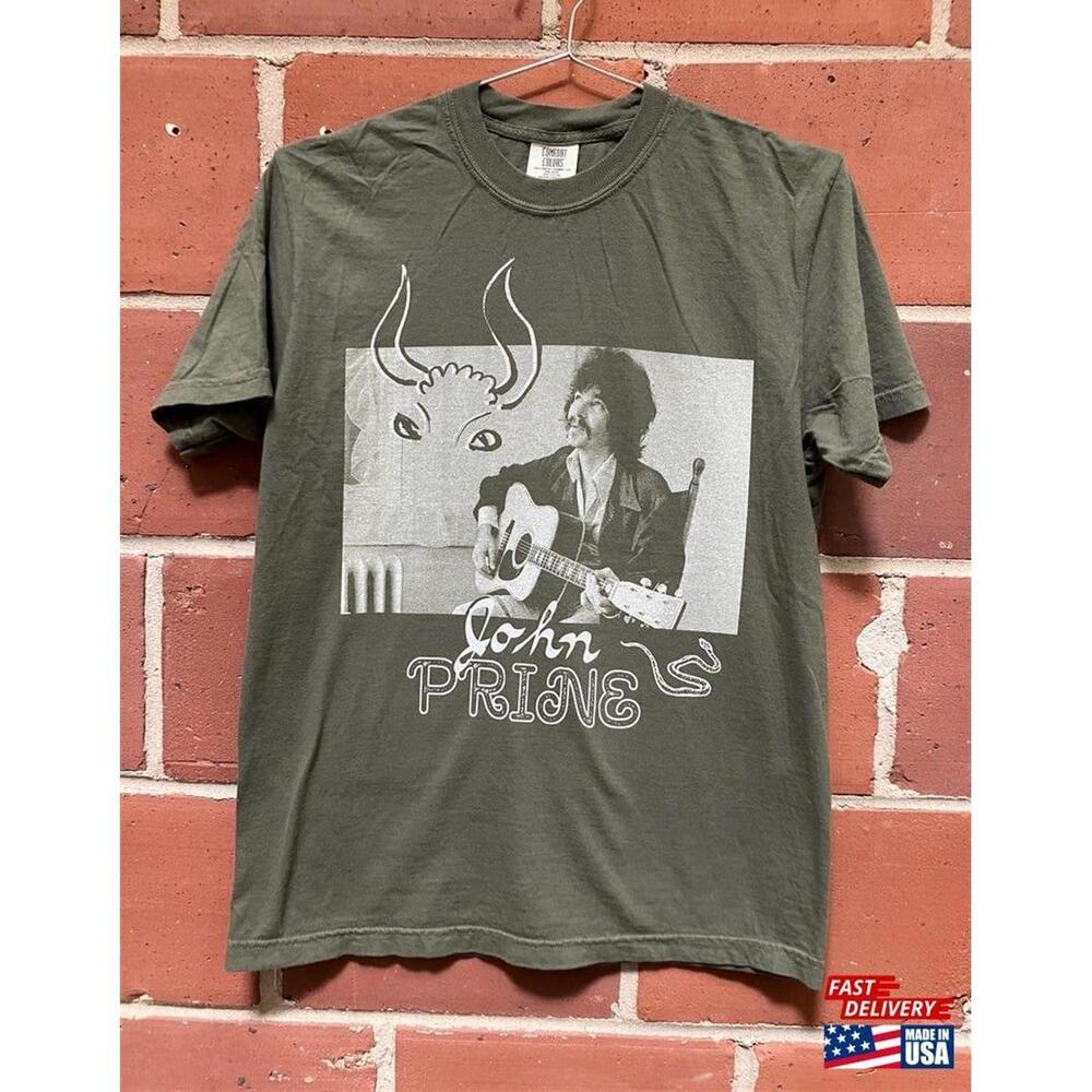 John Prine Fan Art Shirt Classic Tshirt